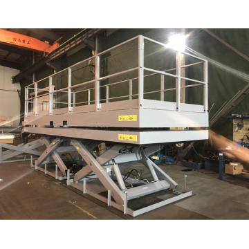 Twin lift loading platform